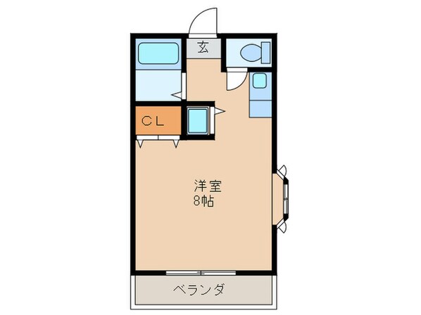 コーポエクセレント三宅２の物件間取画像